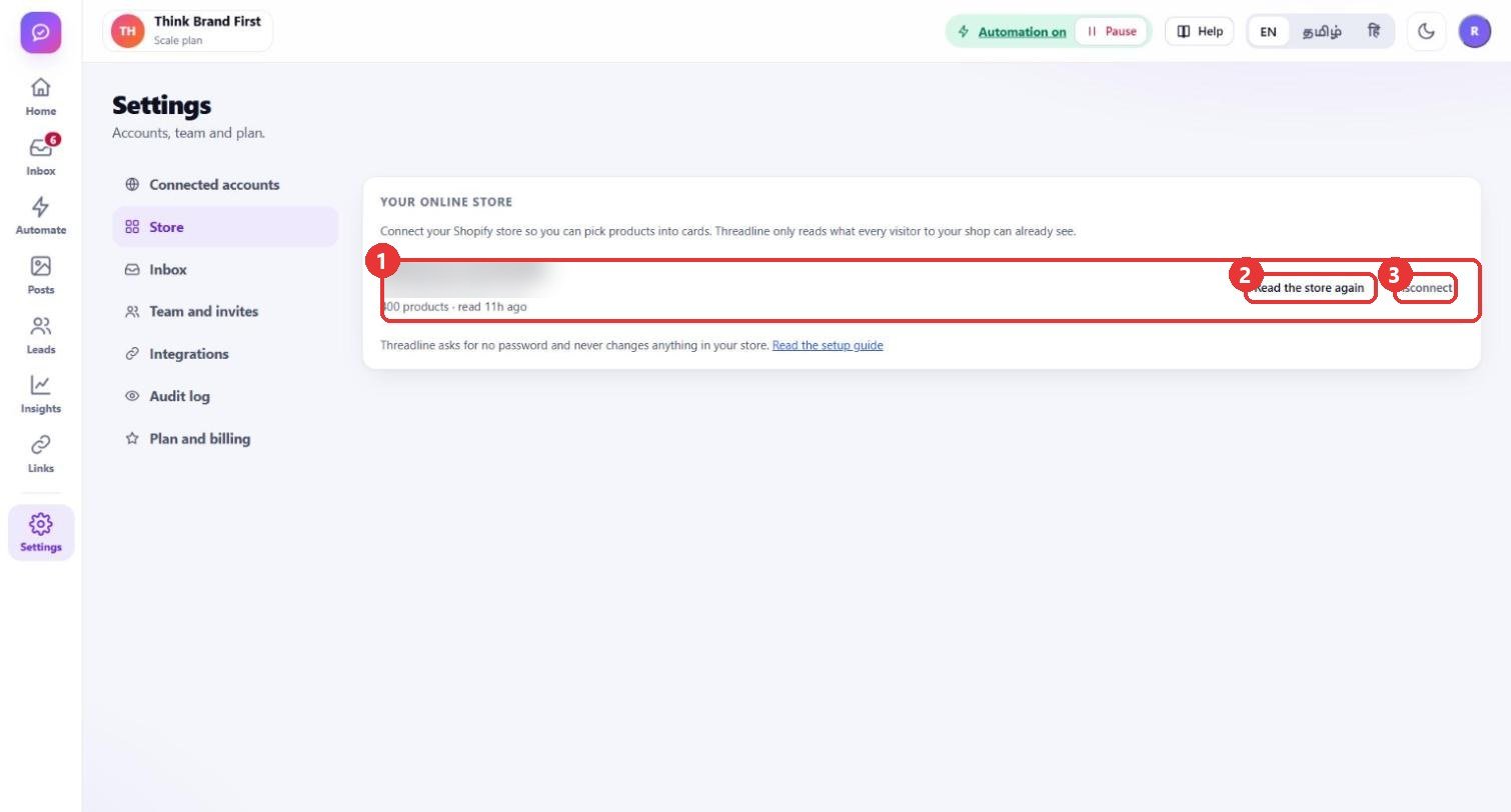 Check the connection